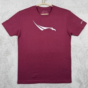 SpaceX Shirt Mens Medium Red F9 Rocket Crew Neck Cotton Short Sleeve Tee Space X